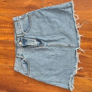 Brandy Melville Denim Mini Skirt in Size S